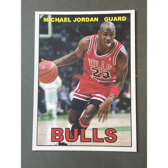 Michael Jordan Chicago Bulls Custom Novelty Oddball Card HOF #23 - Picture 1 of 2